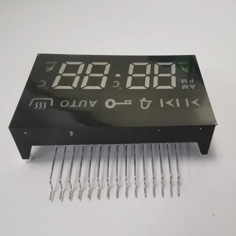 Ultra Amber LED Ekranı 7 Bölüm 4 Rakamlı Ortak Katod 4 Anahtar Dokunma İçeriye Kurulu Fırın 6