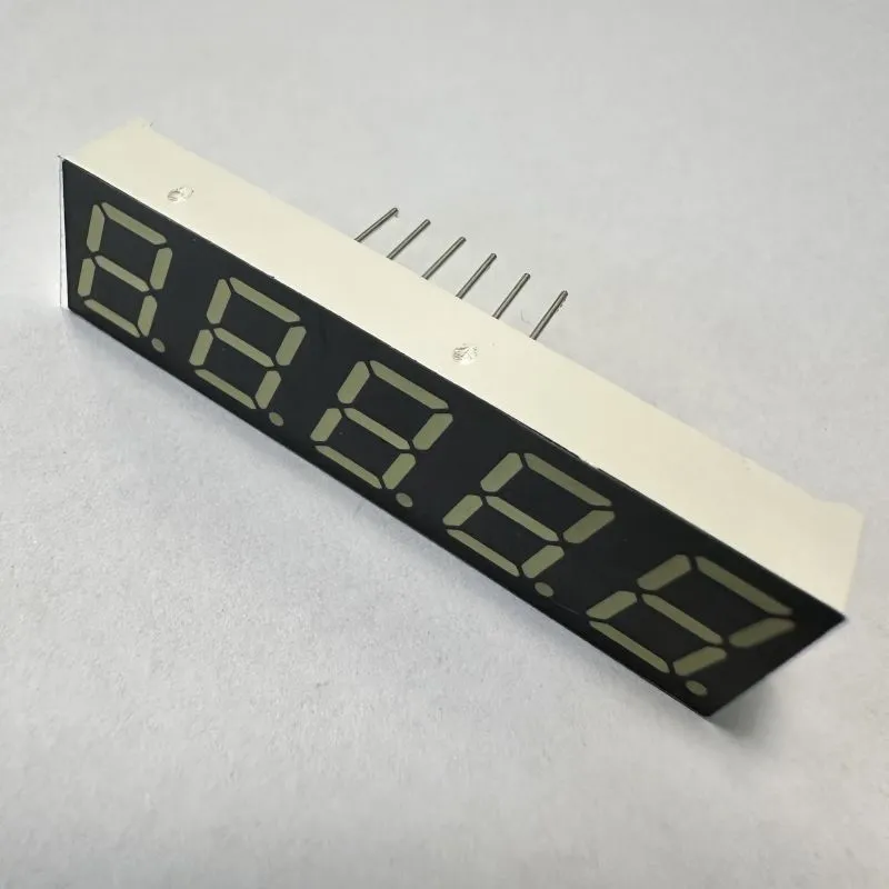 Ultra Beyaz 7 Segment LED Ekranı Dijital Gösterge için 5 Rakam 0.39 inç Ortak Anot 4
