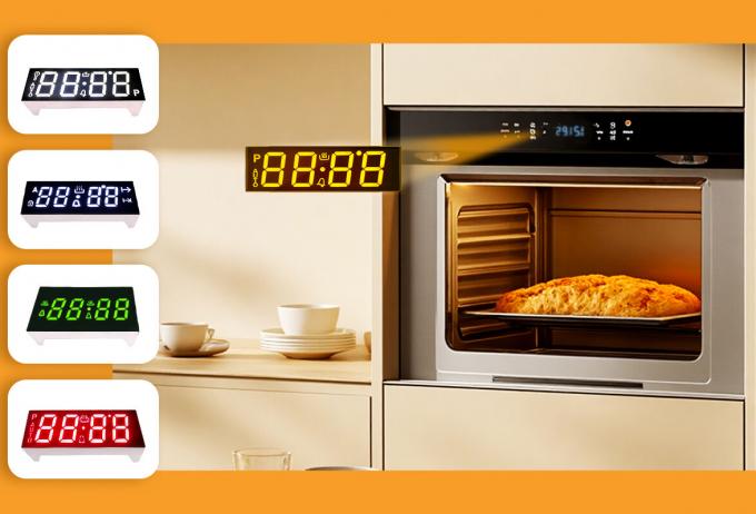 0,32 İnç (8,2 mm) 7 Segmentli LED Ekran, Ultra Parlak Beyaz, Buzdolabı ve Ev Aleti Kontrolleri için Ortak Anot 6