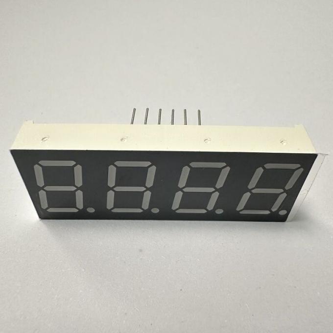 4 basamaklı 0.56 inç (14.2 mm) 7 segmentli LED ekran Pure Green, Common Anode for Instrument Panel & Home Appliances 4