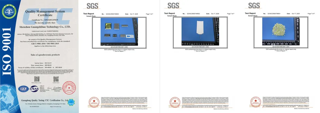 Dijital Soğutma Sistemleri i&ccedil;in Kırmızı/Saf Yeşil LED Ekran 7 Segment 17mm ortak katot 3