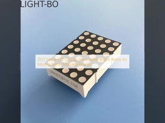 DOT Matrix LED Ekranı 3mm Hareketli İşaretler / Mesaj Taşları için Süper Parlak Sarı