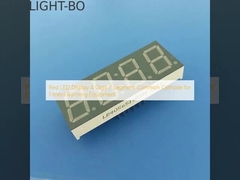 Fitness koşu ekipmanları için kırmızı LED ekran 4 basamaklı 7 segmentli ortak katod