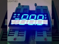 3 basamaklı 7 segmentli LED Ekran Soğutucu Denetleyicisi için Ultra Mavi Ortak Anot