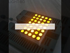 Hareketli işaretler / Mesaj Taşları için Süper Parlak Sarı DOT Matrix LED Ekranı 3mm