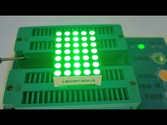 Dijital Saat Göstergesi için 3mm 5 X 7 Saf Yeşil DOT Matrix LED Ekranı