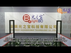 Ultra Beyaz Tek Rakamlı 38mm 7 Segment LED Ekran Dijital Saat Göstergesi için Ortak Anot