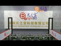 0.8 inç 16 Bölümlü Alfanümerik LED Ekran