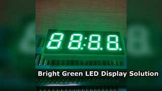 Dijital Zamanlayıcılar için Saf Yeşil 7 Segment LED Ekran
