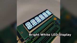 ultra parlak beyaz 7 segmentli LED ekran