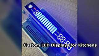Mutfak Davlumbazları için Özel 7 Segment LED Ekran