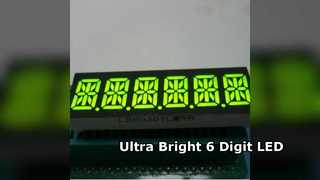 Gösterge Panelleri için Özel 6 Haneli 14 Segment LED Ekran