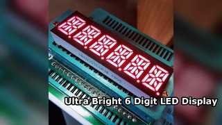 Taksimetreler için Ultra Parlak 6 Haneli 14 Segment LED Ekran