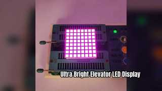 Asansörler için Ultra Parlak 8x8 LED Nokta Matris Ekran